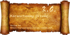 Keresztessy Olivér névjegykártya